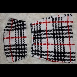 Skirt and crop top set